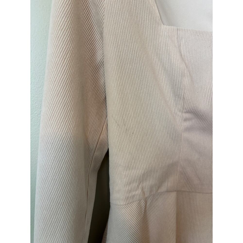 Lulu's New Daily Affection Beige Corduroy Mini Dress Medium - Picture 9 of 9